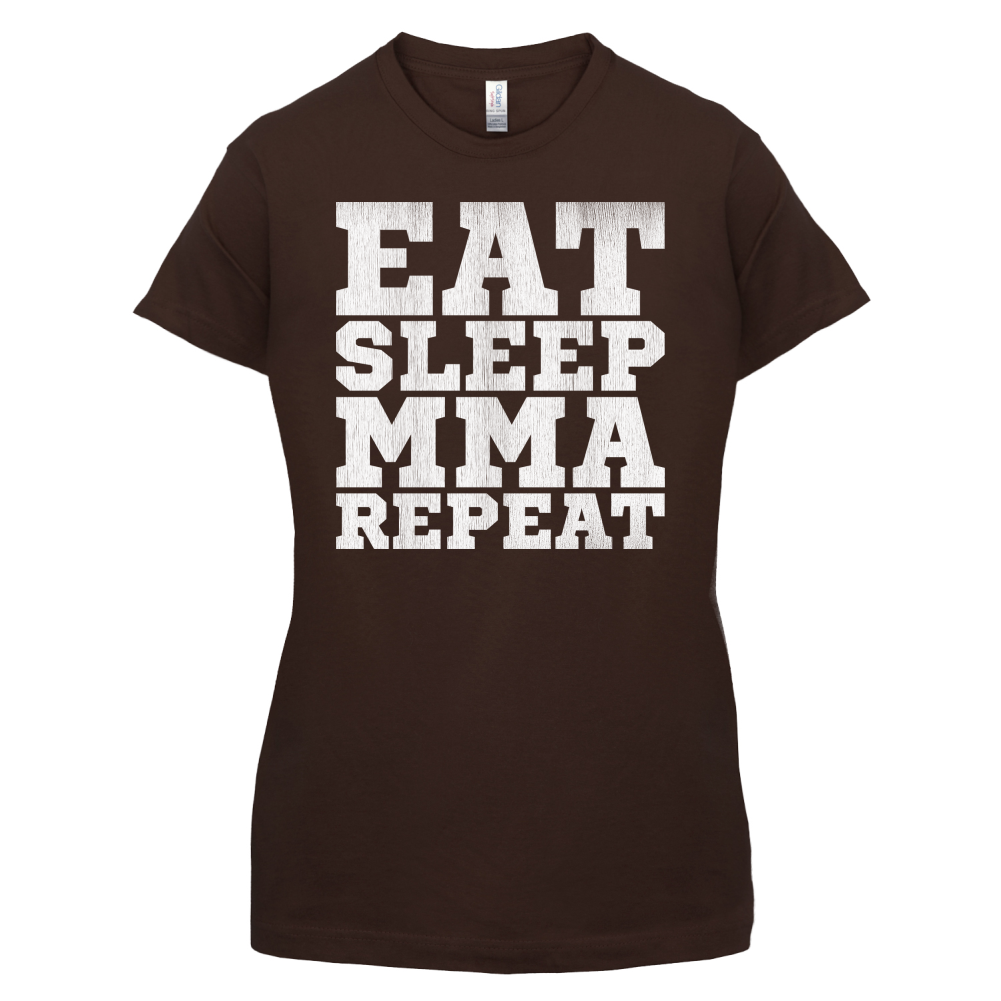 Eat Sleep MMA REPEAT T Shirt