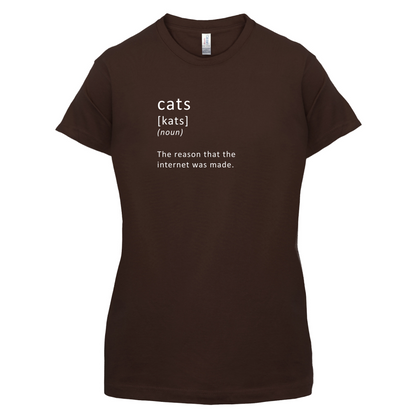 Funny Definition Cats (The Reason The Internet Was Made) T Shirt