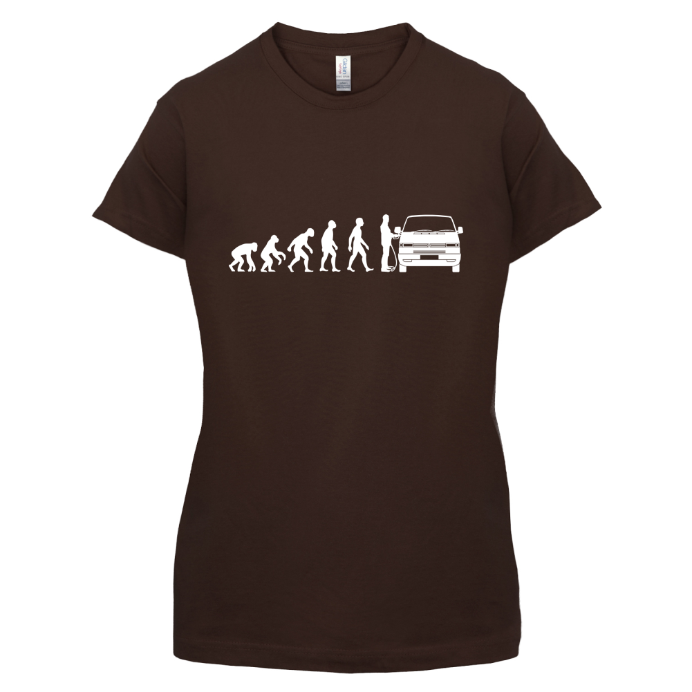 Evolution of Man T4 Campervan T Shirt