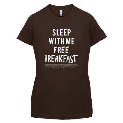 Sleep With Me For Free Breakfast T Shirt