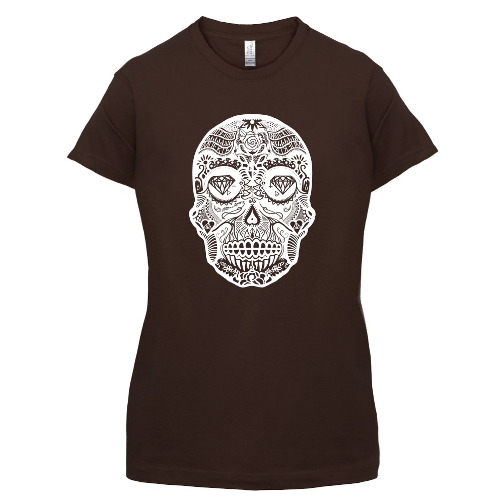 Mexican Sugar Candy Skull T Shirt