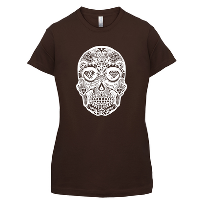 Mexican Sugar Candy Skull T Shirt