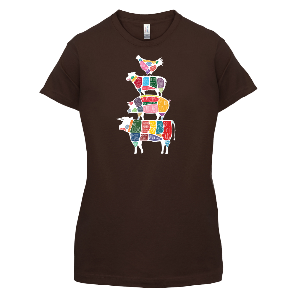 Meat Stack Diagram T Shirt