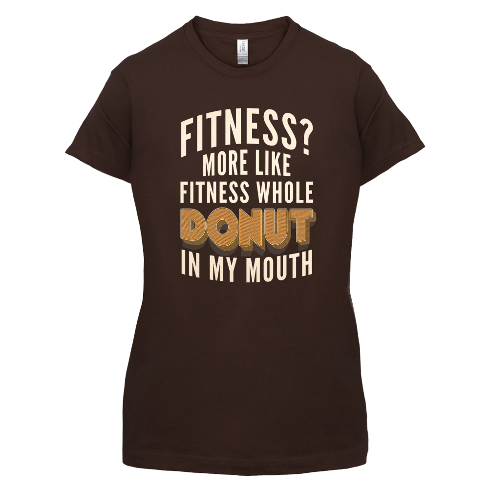 Fitness Donut In My Mouth T Shirt