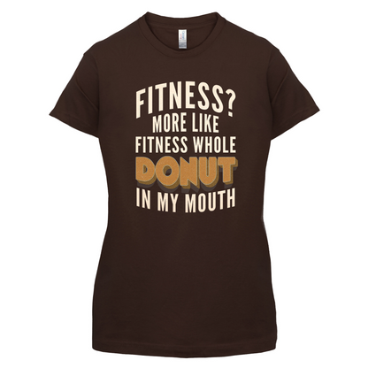 Fitness Donut In My Mouth T Shirt