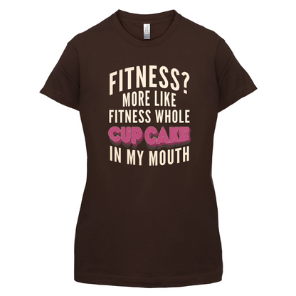 Fitness Cupcake In My Mouth T Shirt