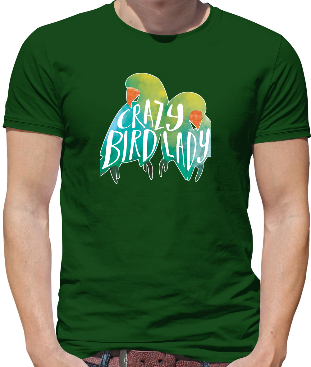 Crazy Bird Lady T Shirt