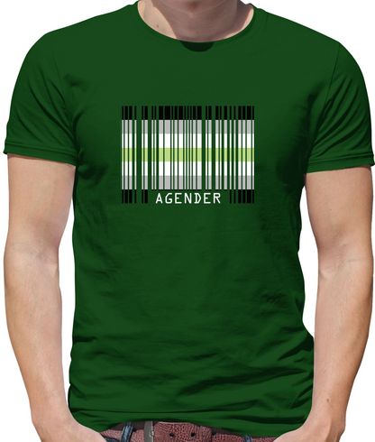 LGBT Barcode Flags - Agender T Shirt
