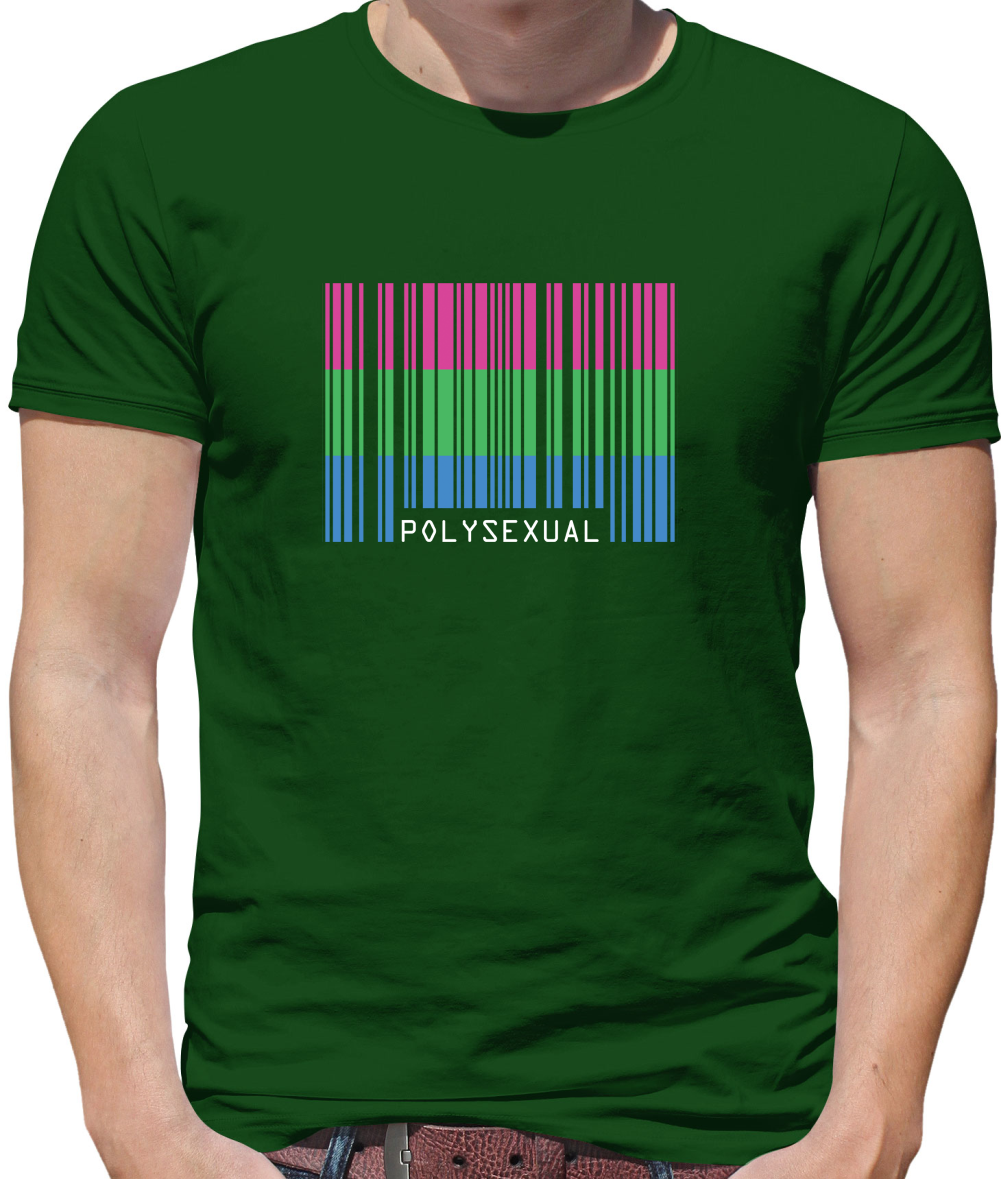 LGBT Barcode Flags - PolySexual T Shirt