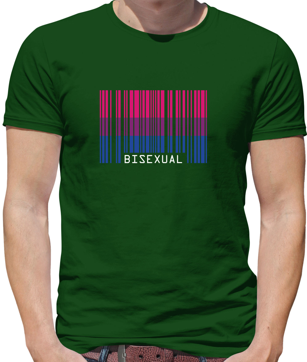 LGBT Barcode Flags - Bisexual T Shirt