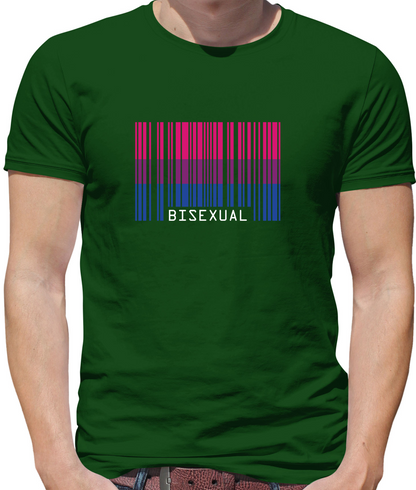 LGBT Barcode Flags - Bisexual T Shirt