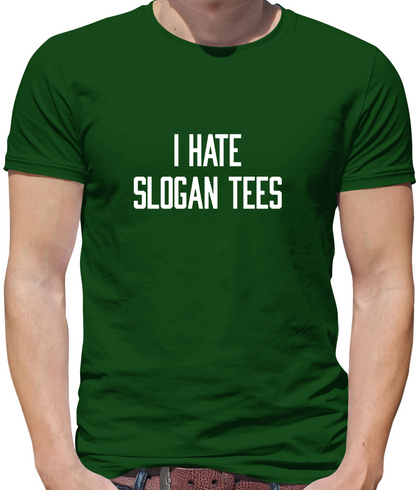 I Hate Slogan Tee's Kids T Shirt