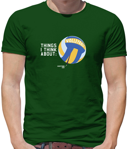 I Thiink About Volleyball T Shirt