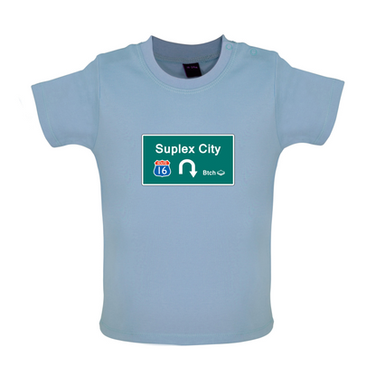 Suplex City Baby T Shirt