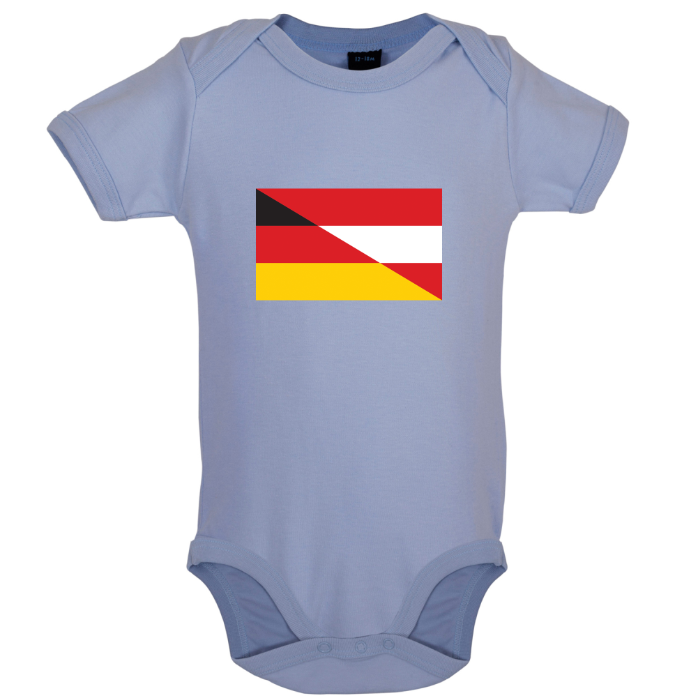 Half German Half Austrian Flag Baby T Shirt
