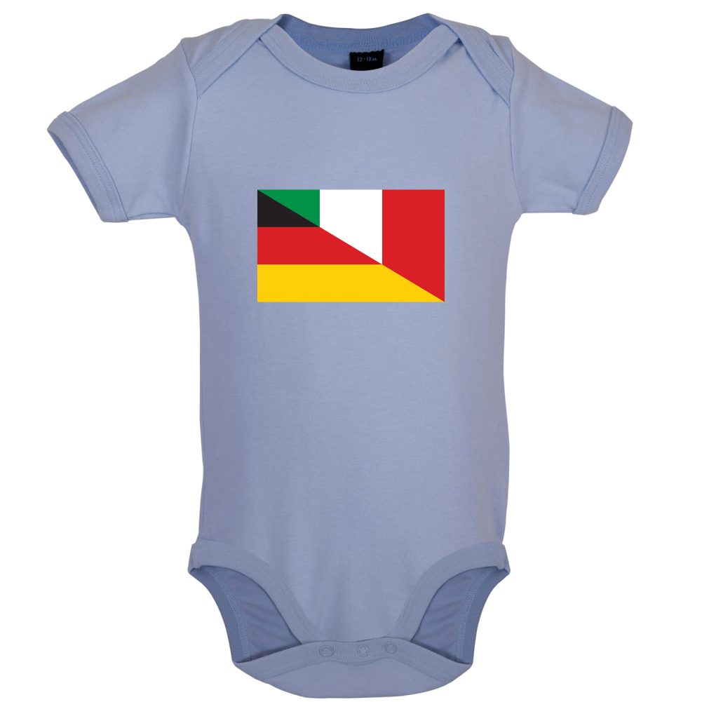 Half German Half Italian Flag Baby T Shirt