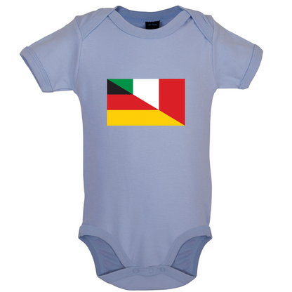 Half German Half Italian Flag Baby T Shirt