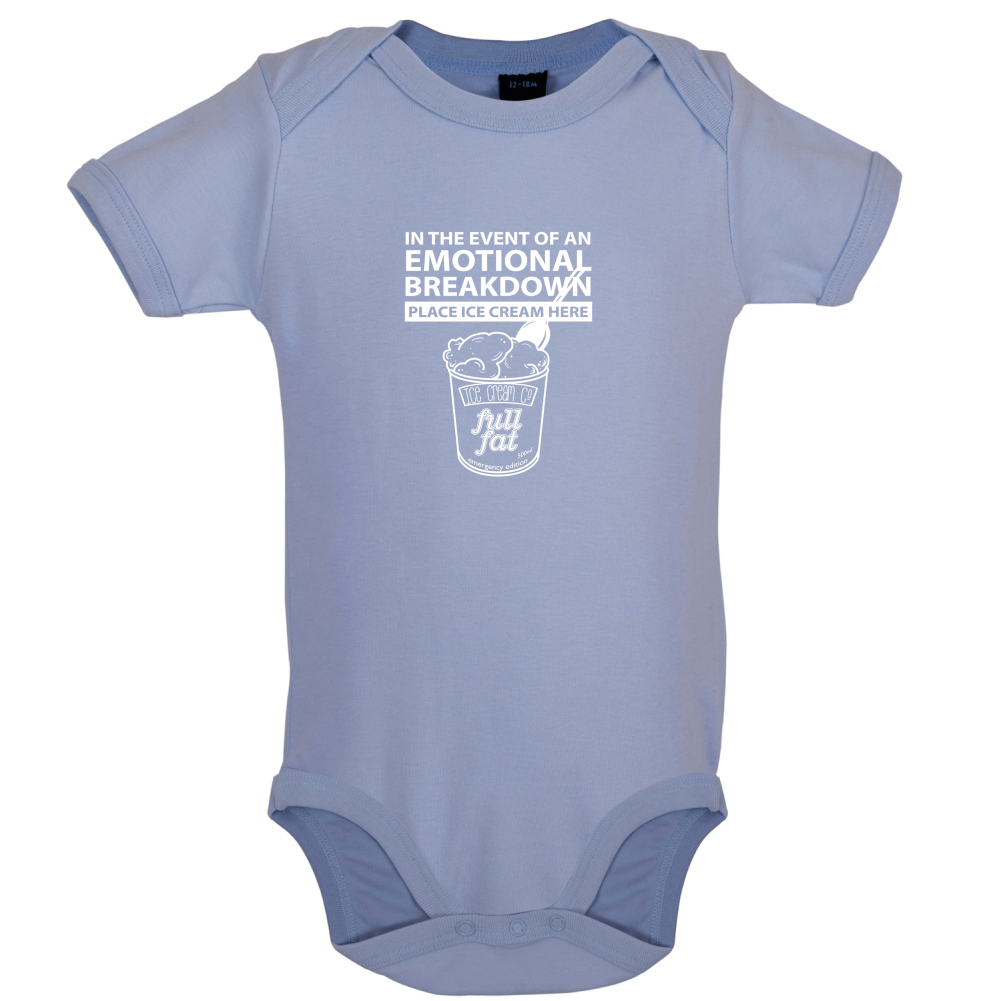 Emotional Breadown Place Ice Cream Here Baby T Shirt