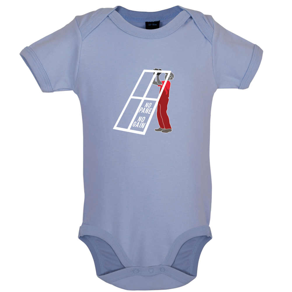 No Pane No Gain Baby T Shirt