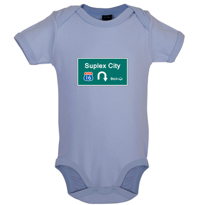 Suplex City Baby T Shirt