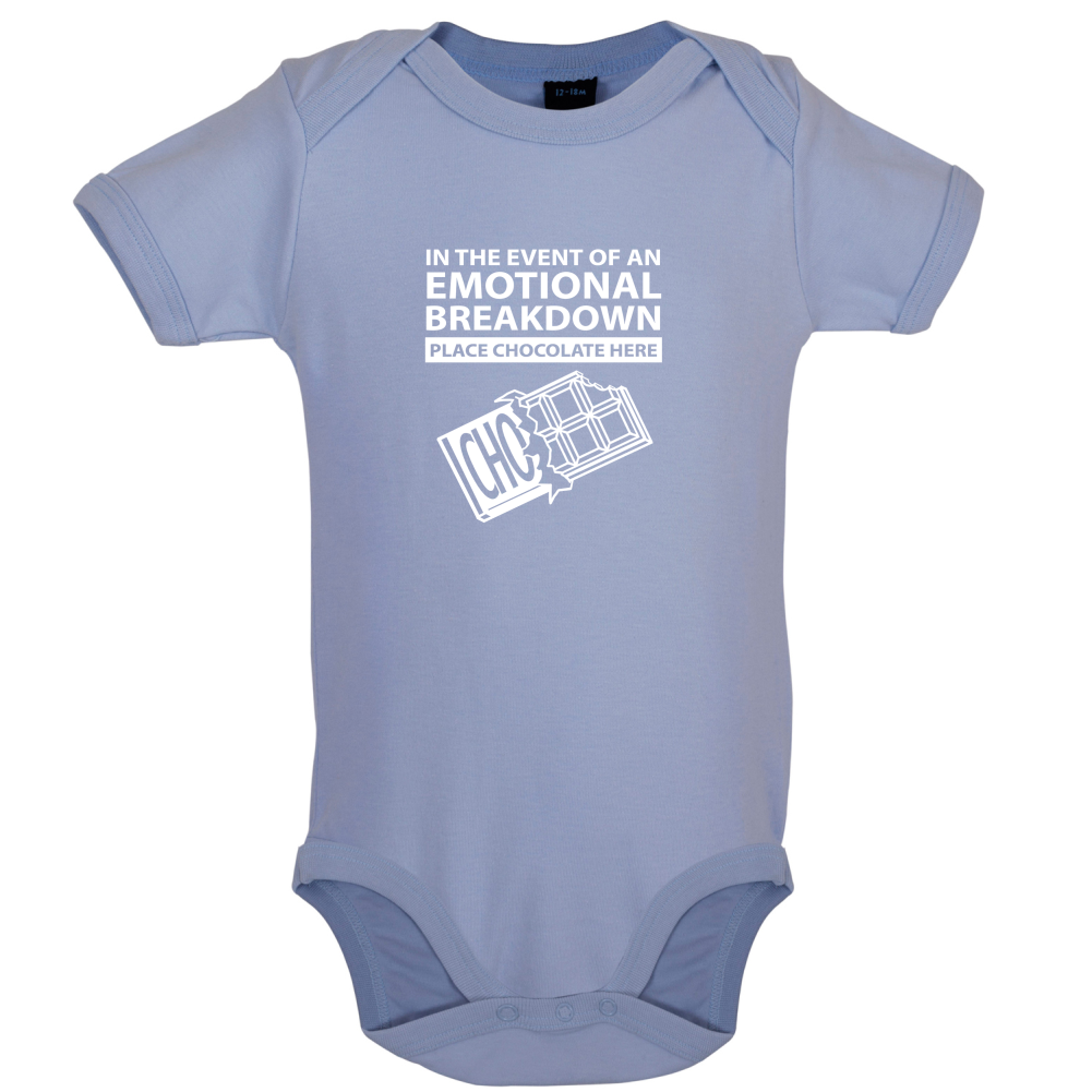 Emotional Breadown Place Chocolate Here Baby T Shirt