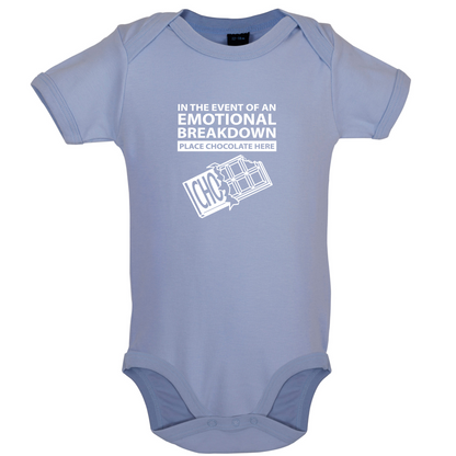 Emotional Breadown Place Chocolate Here Baby T Shirt