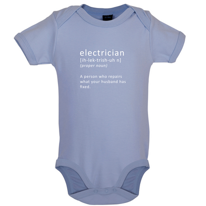 Electrician Who Repairs Baby T Shirt