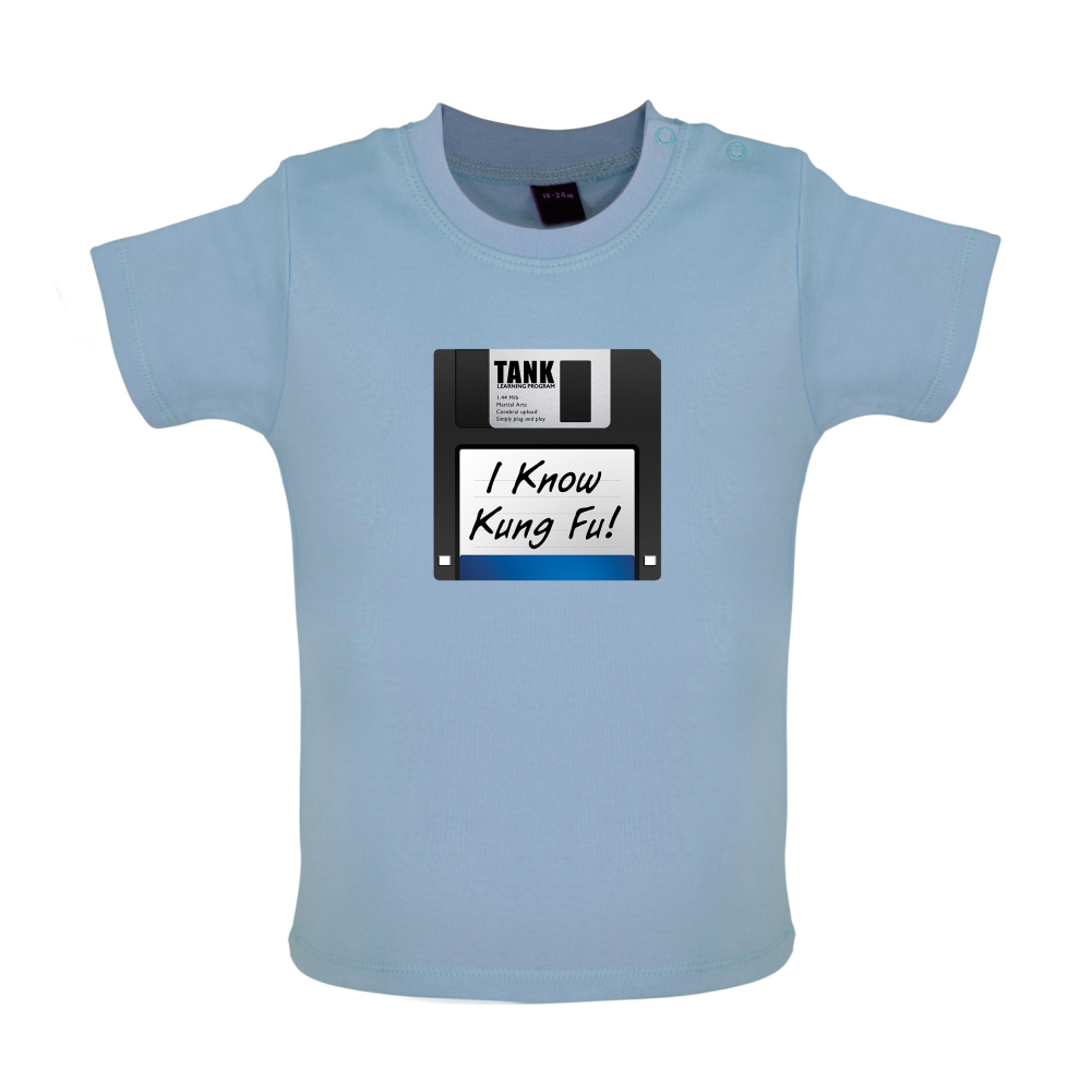 I Know Kung Fu Baby T Shirt