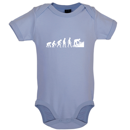 Evolution Of Man Roofer Baby T Shirt