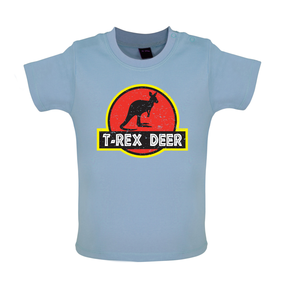 T-Rex Deer Baby T Shirt