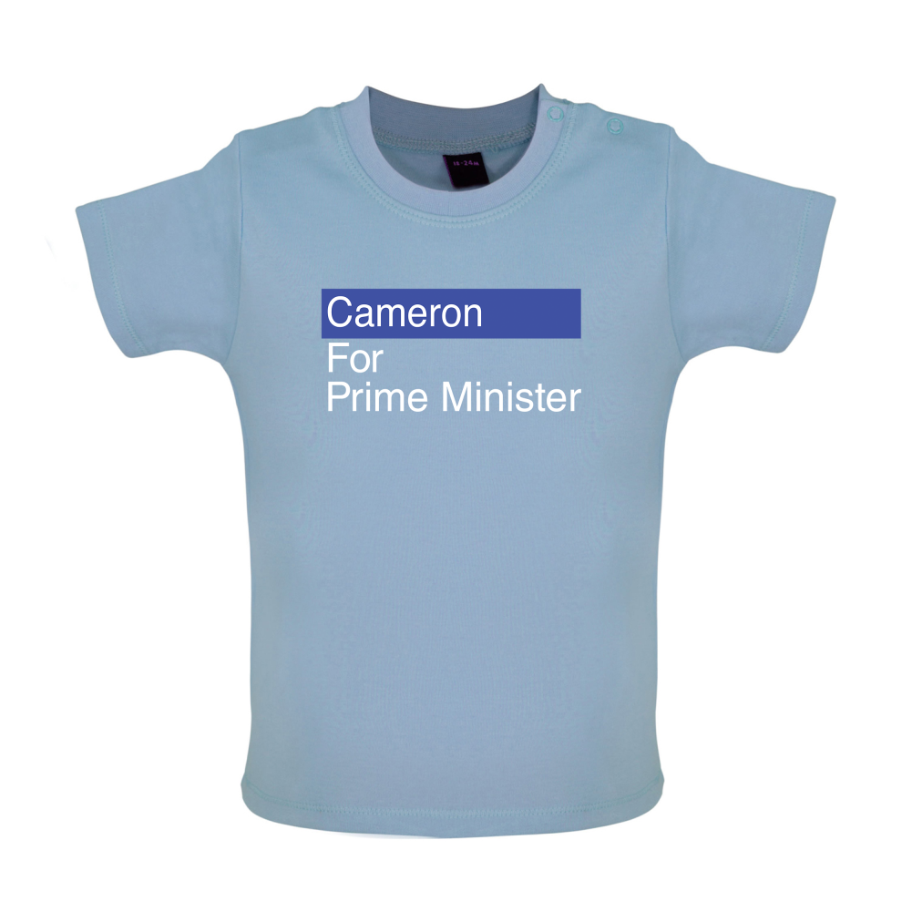 Cameron for Prime Minister Baby T Shirt