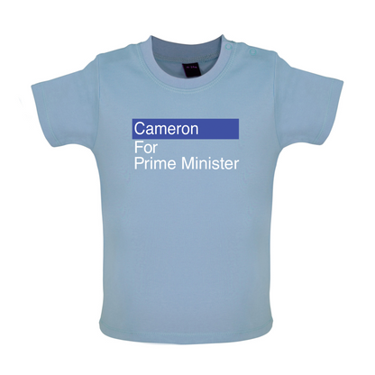 Cameron for Prime Minister Baby T Shirt
