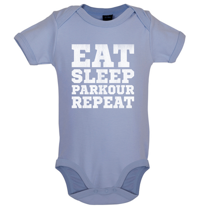 Eat Sleep Parkour REPEAT Baby T Shirt