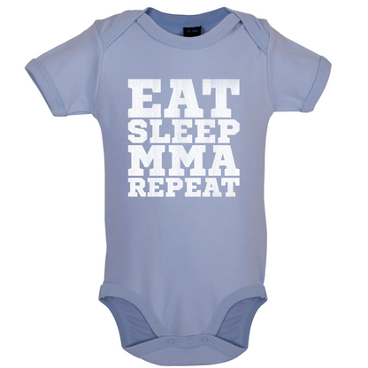 Eat Sleep MMA REPEAT Baby T Shirt