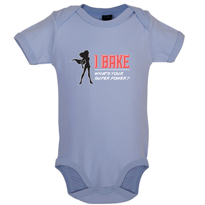 I Bake What's Your Super Power FEMALE DESIGN Baby T Shirt