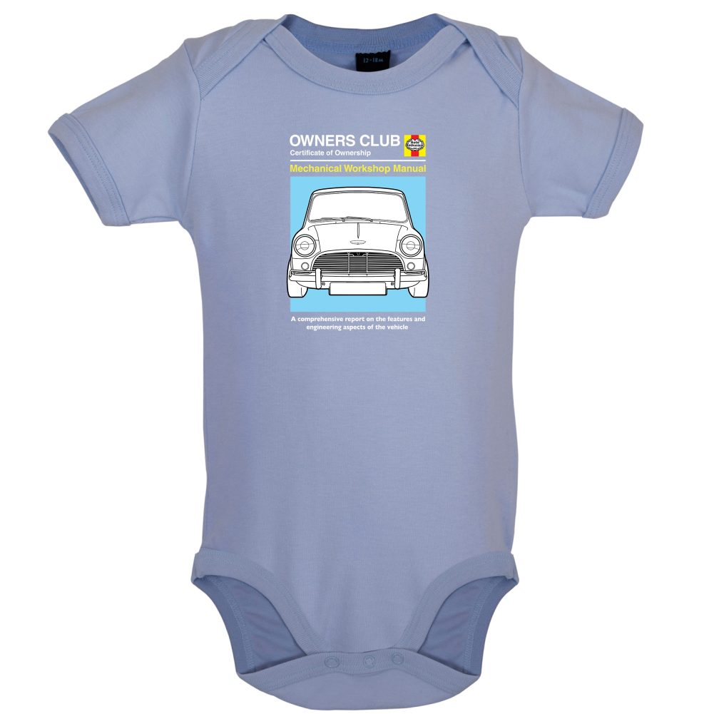 Car Owners Manual Mini Baby T Shirt