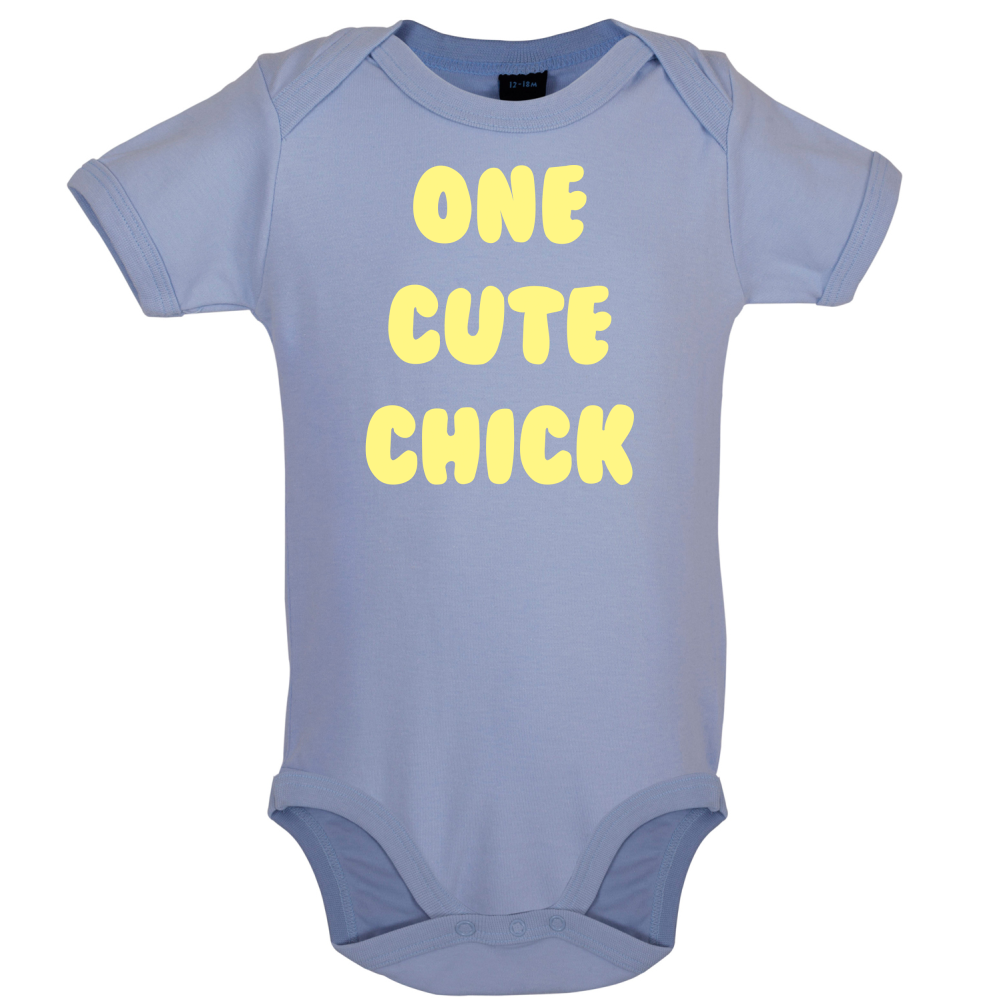 One Cute Chick  Baby T Shirt