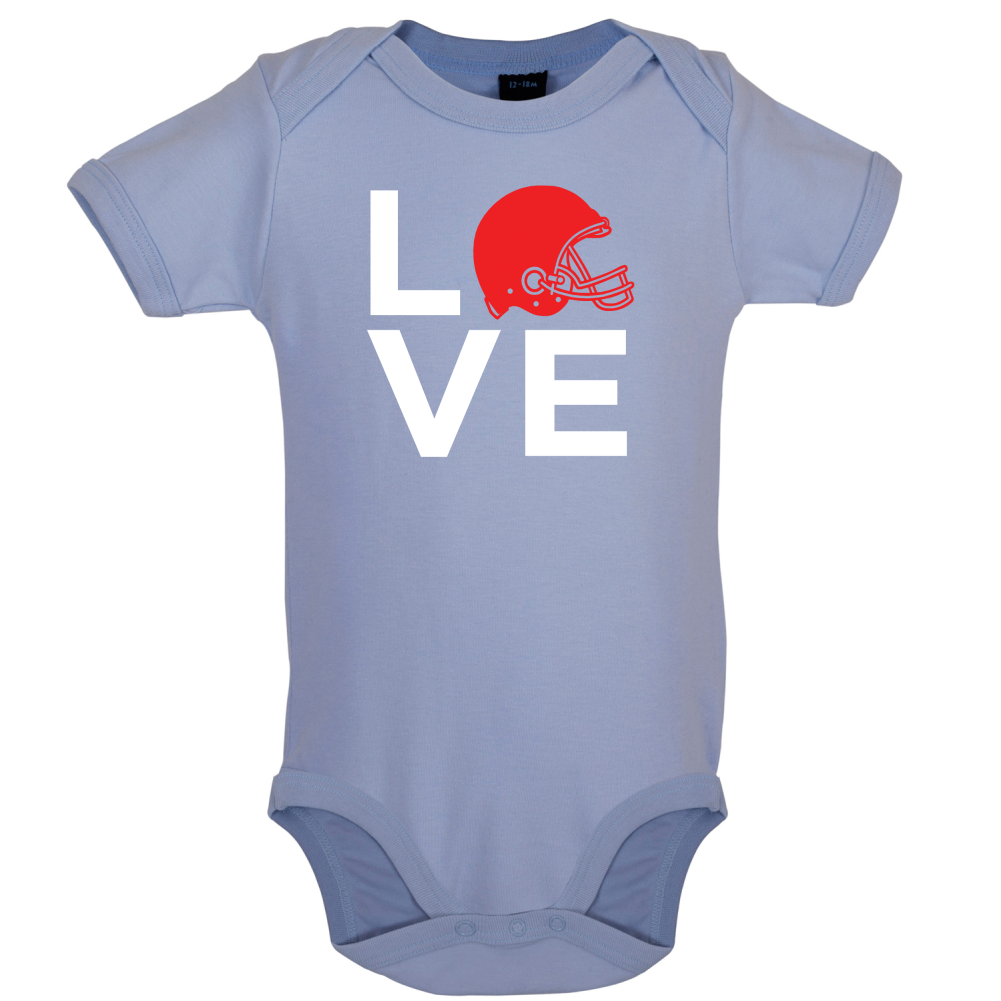 Love Helmet Baby T Shirt