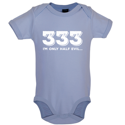 Half Evil 333 Baby T Shirt