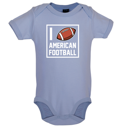I Heart American Football Baby T Shirt