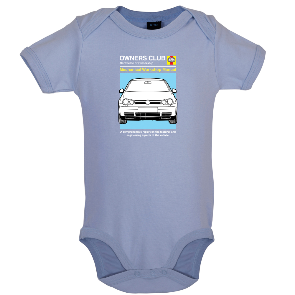 Car Owners Manual Golf MK4 Baby T Shirt