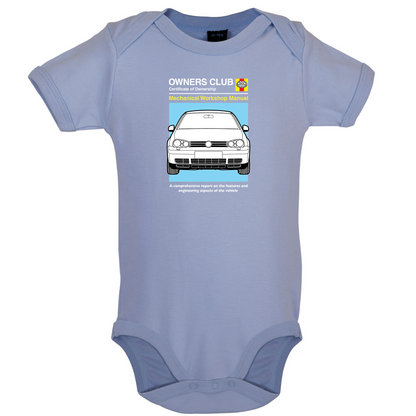 Car Owners Manual Golf MK4 Baby T Shirt