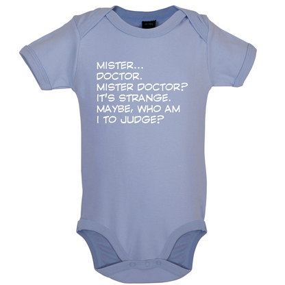 Mister Doctor It's Strange Baby T Shirt