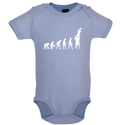 Evolution of Rugby Line Out Baby T Shirt