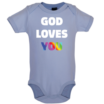 God Loves You Baby T Shirt