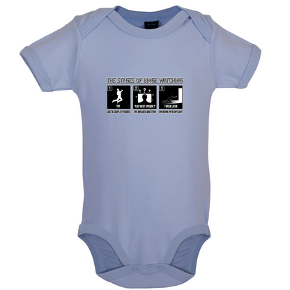 Stages Of Binge Watching Baby T Shirt