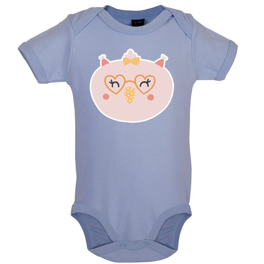 Smiley Face Chick Baby T Shirt
