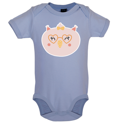 Smiley Face Chick Baby T Shirt