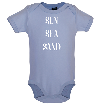 Sun Sea Sand Baby T Shirt