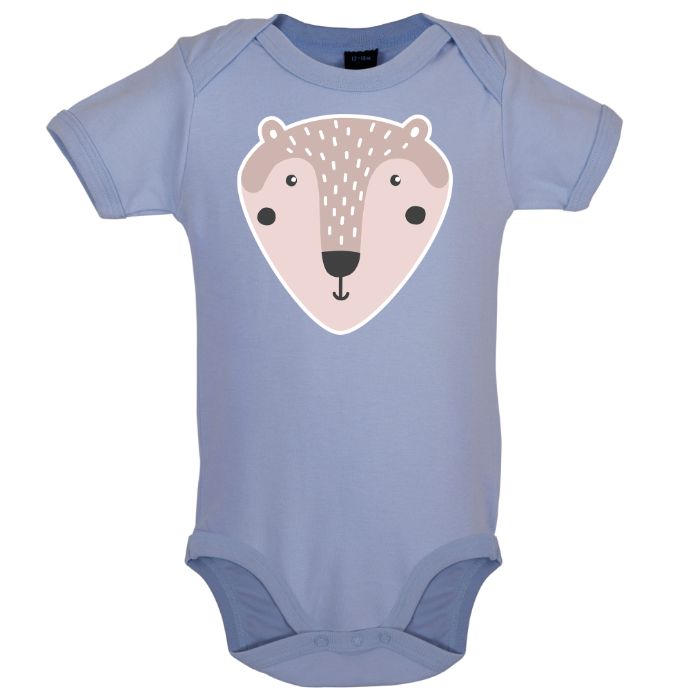 Smiley Face Mr Bear Baby T Shirt